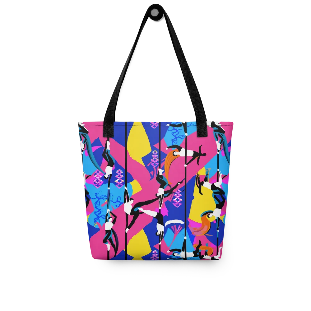 Neon Aerial on Tote Bag — Front