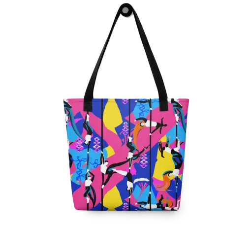 Neon Aerial on a Tote Bag