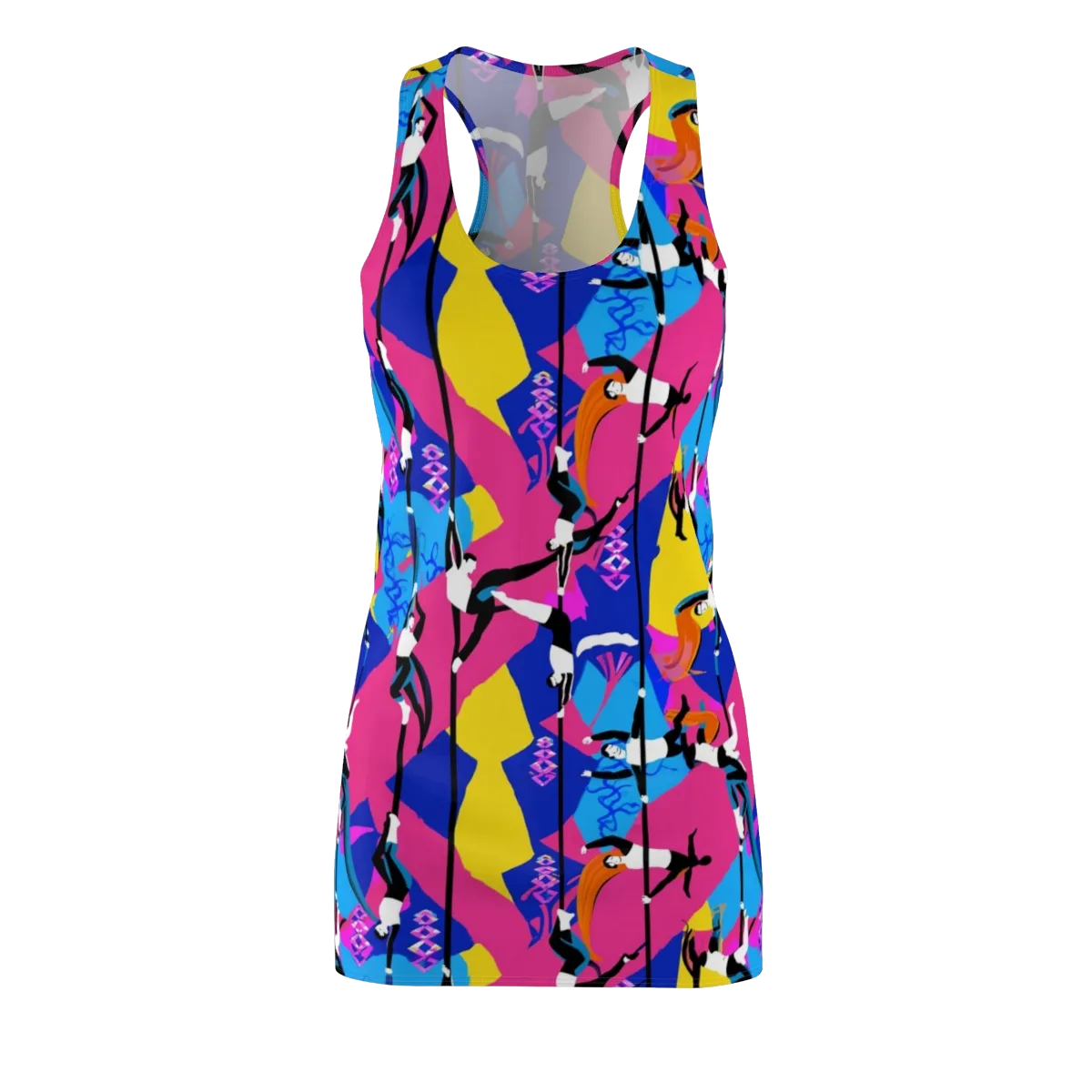 Neon Aerial on Racerback Dress — Front