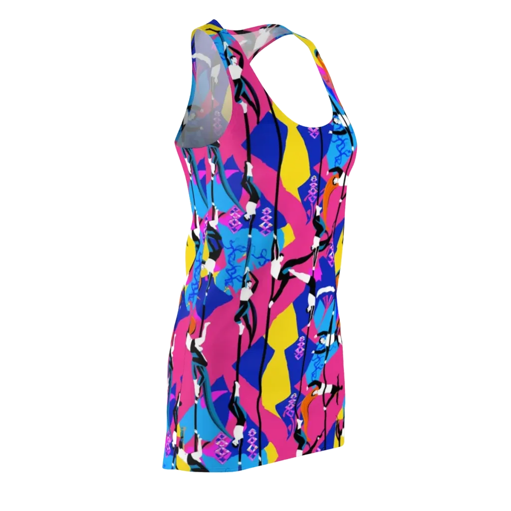 Neon Aerial on Racerback Dress — Front Side