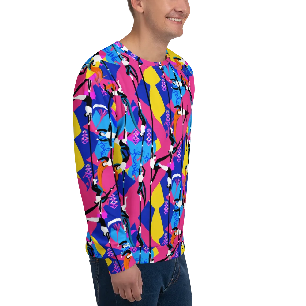 Neon Aerial on Sweatshirt — Right Front