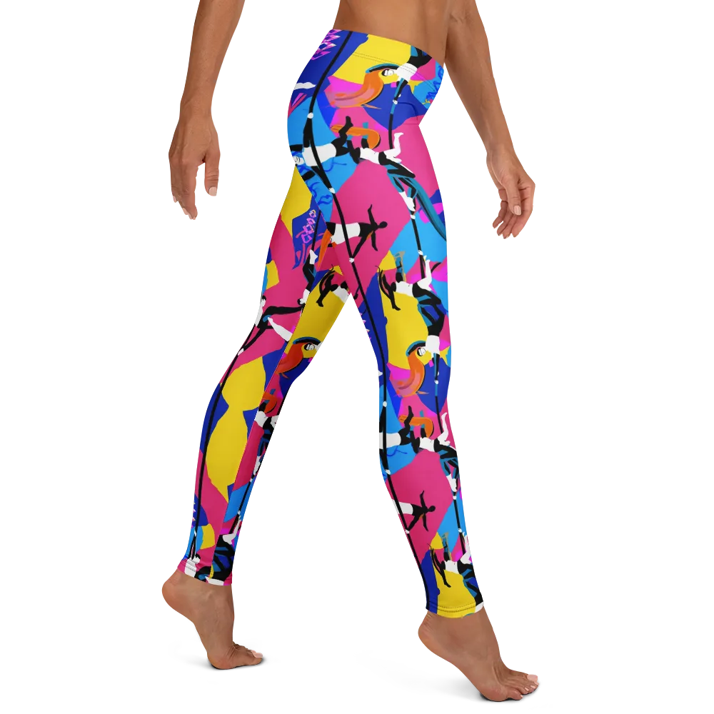 Neon Aerial on Leggings — Right