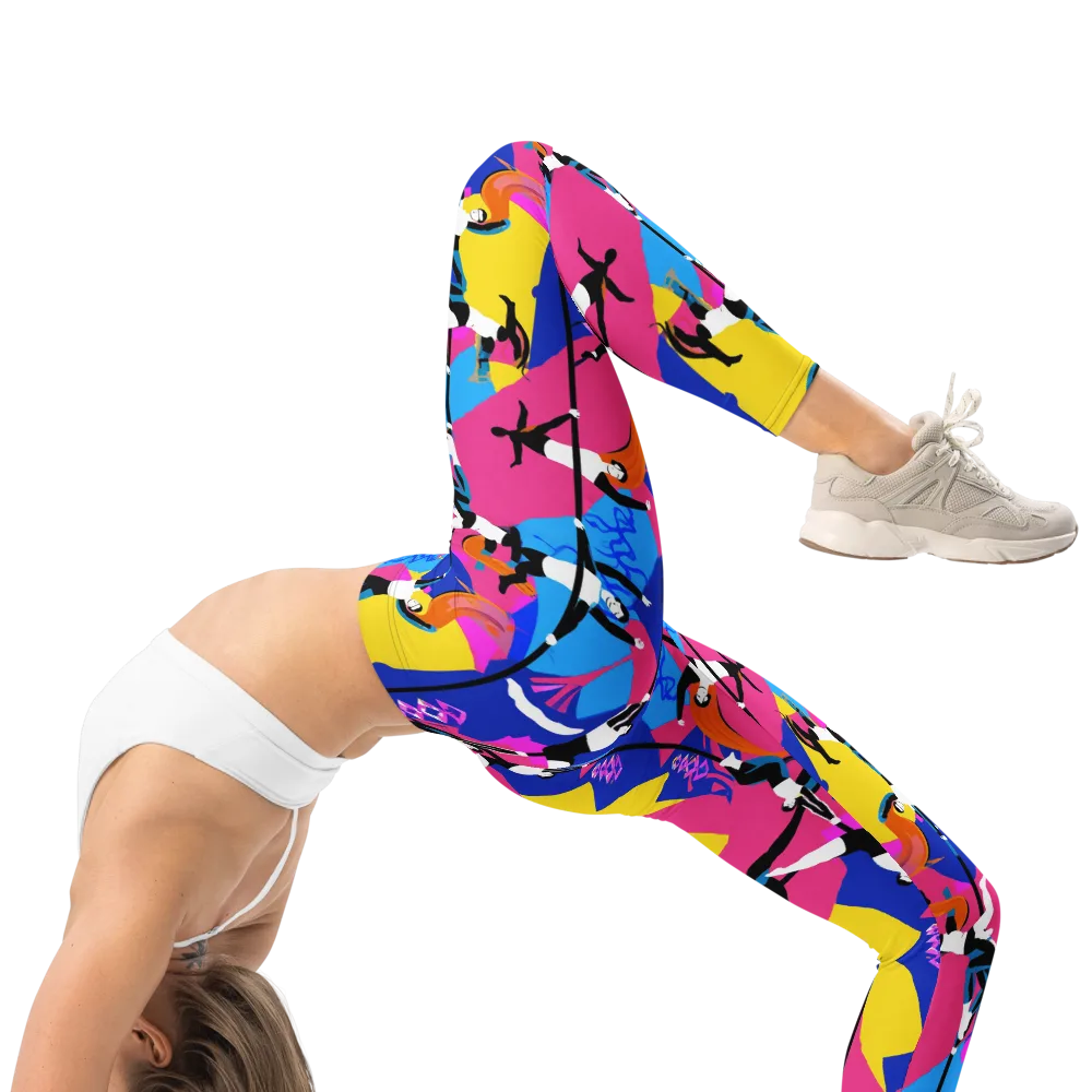 Neon Aerial on Leggings — Right
