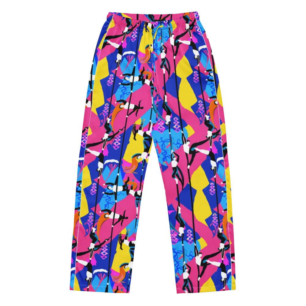 Neon Aerial on Women's Pajama Pants — Front
