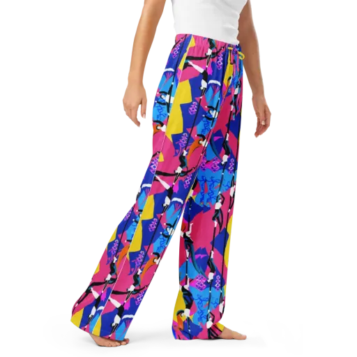 Neon Aerial on a Women's Pajama Pants
