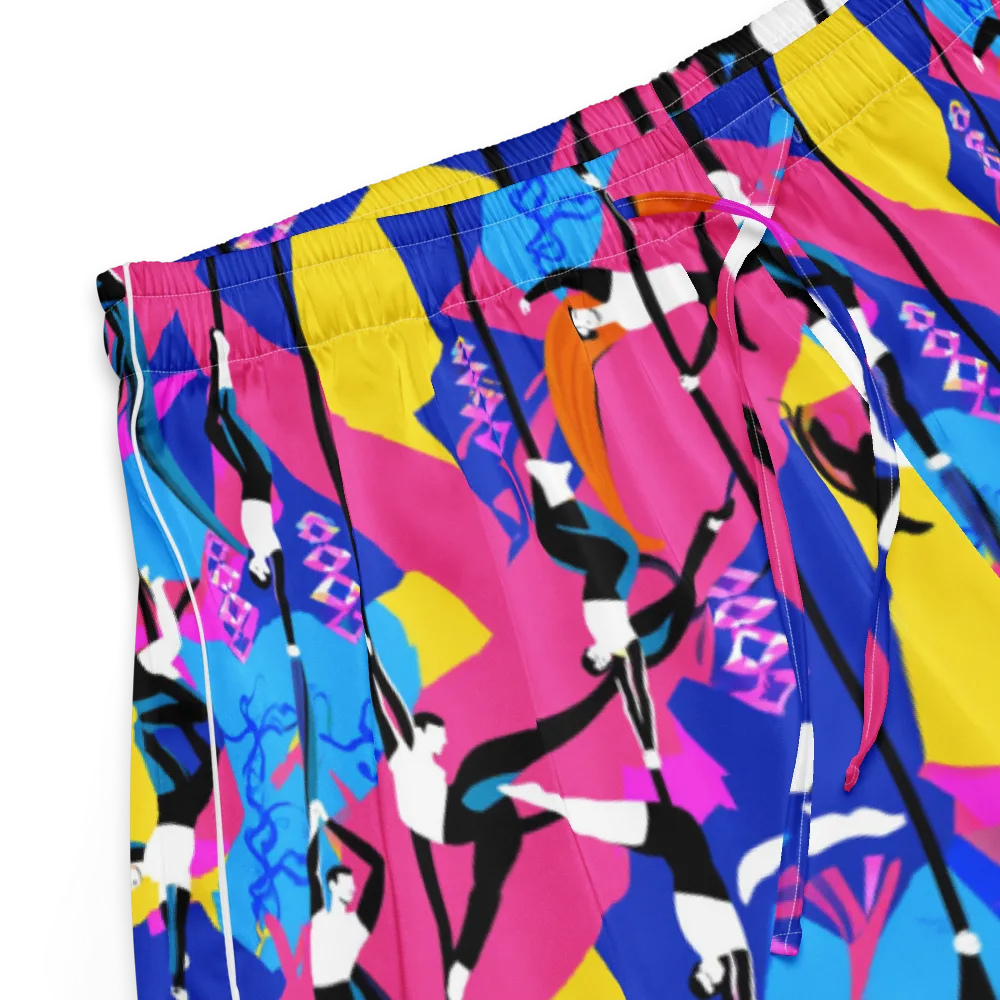 Neon Aerial on Women's Pajama Shorts — Product details