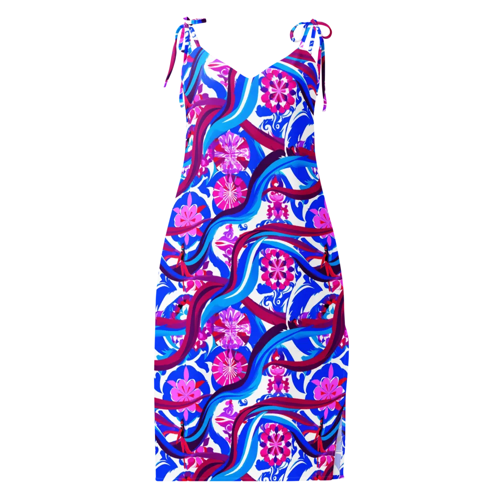 Sakura Voltage on Slip Dress — Front