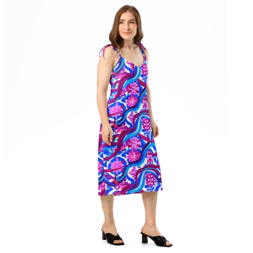 Sakura Voltage on a Slip Dress