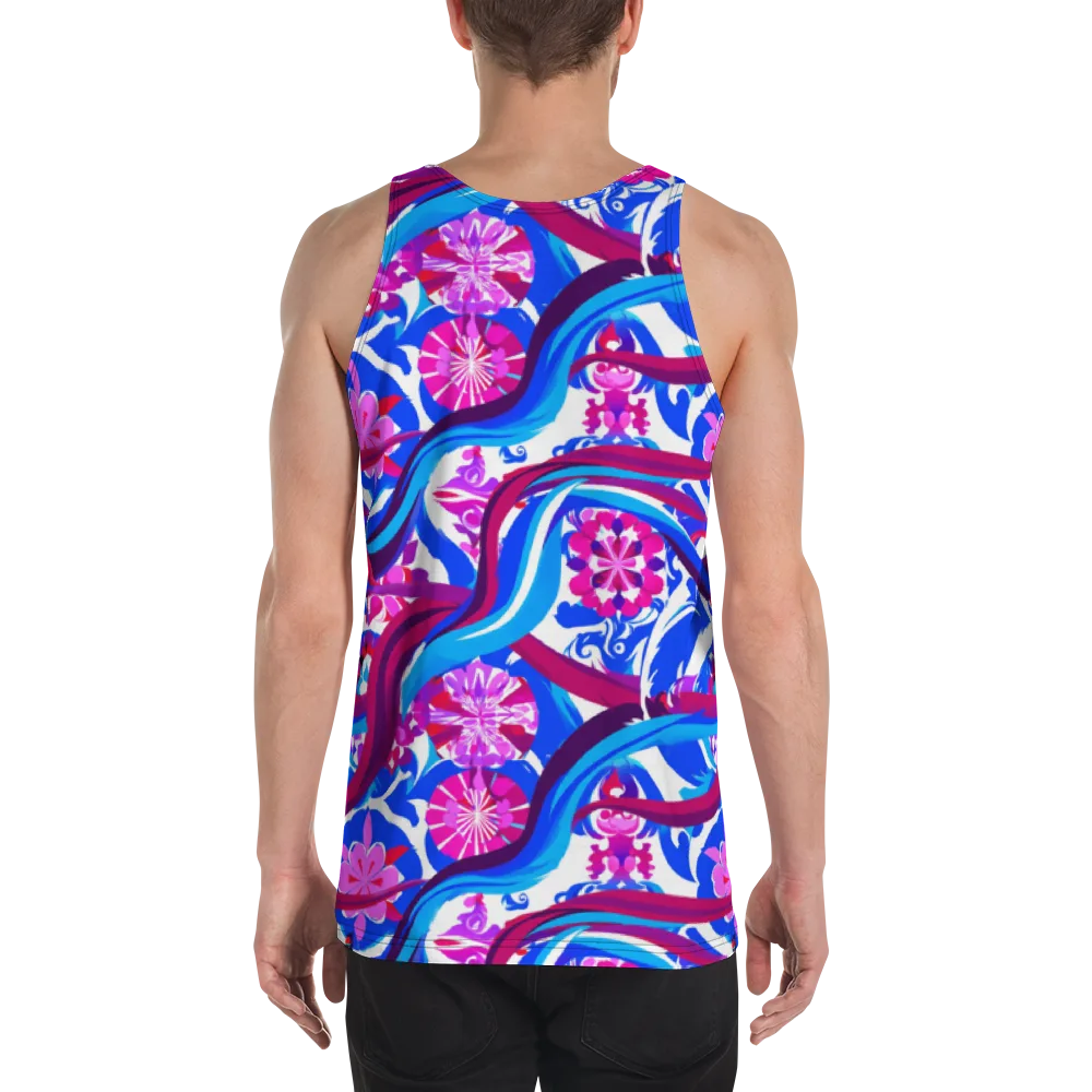 Sakura Voltage on Men's Tank Top — Back