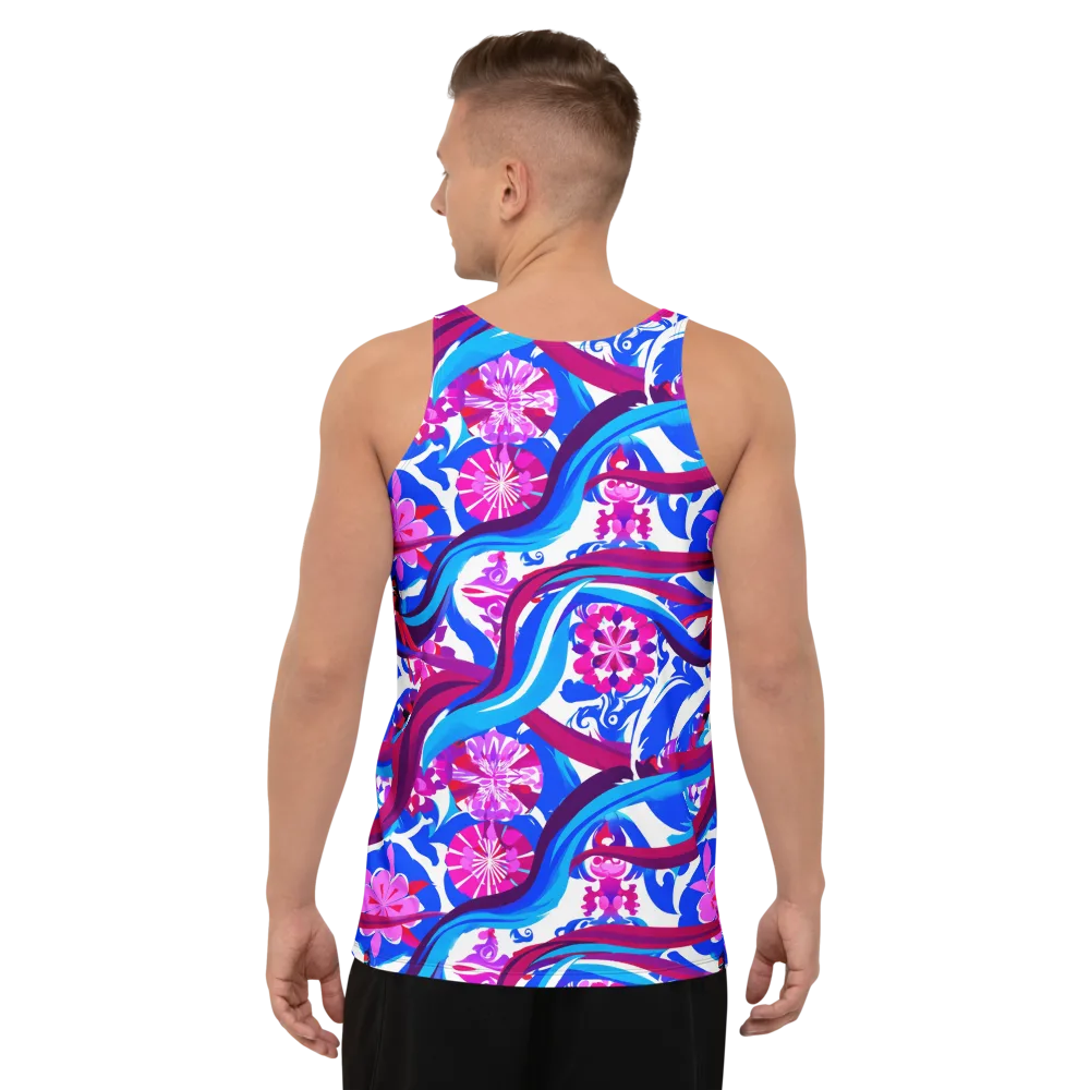 Sakura Voltage on Men's Tank Top — Back