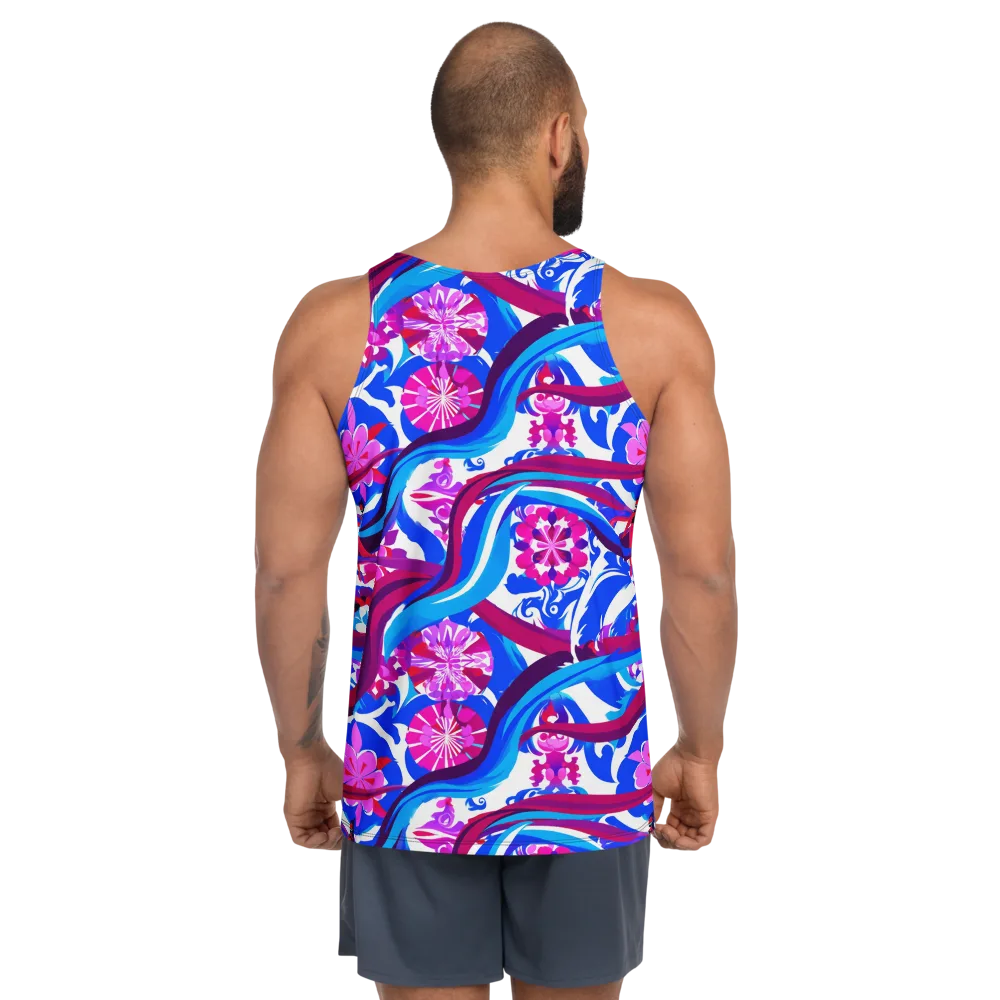 Sakura Voltage on Men's Tank Top — Back