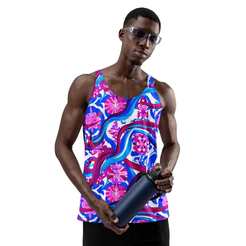 Sakura Voltage on Men's Tank Top — Front