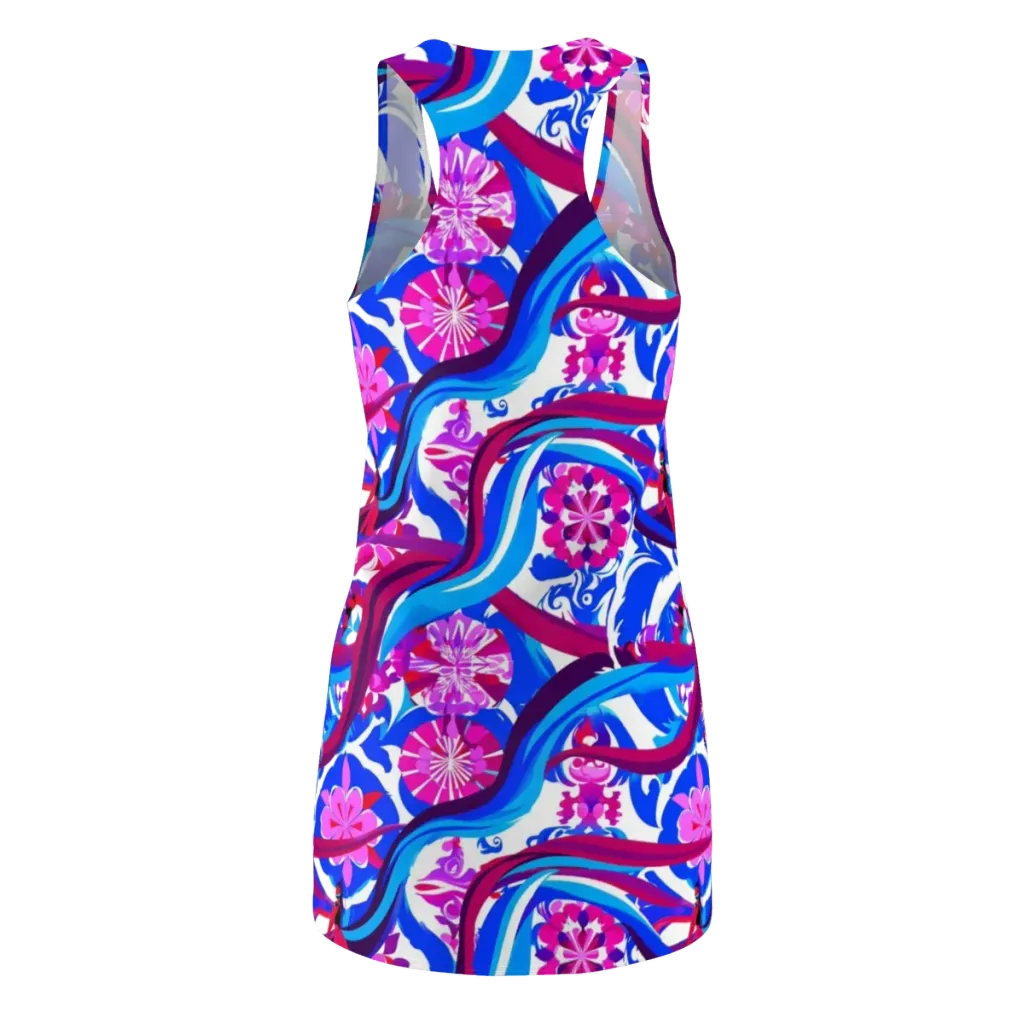 Sakura Voltage on Racerback Dress — Back