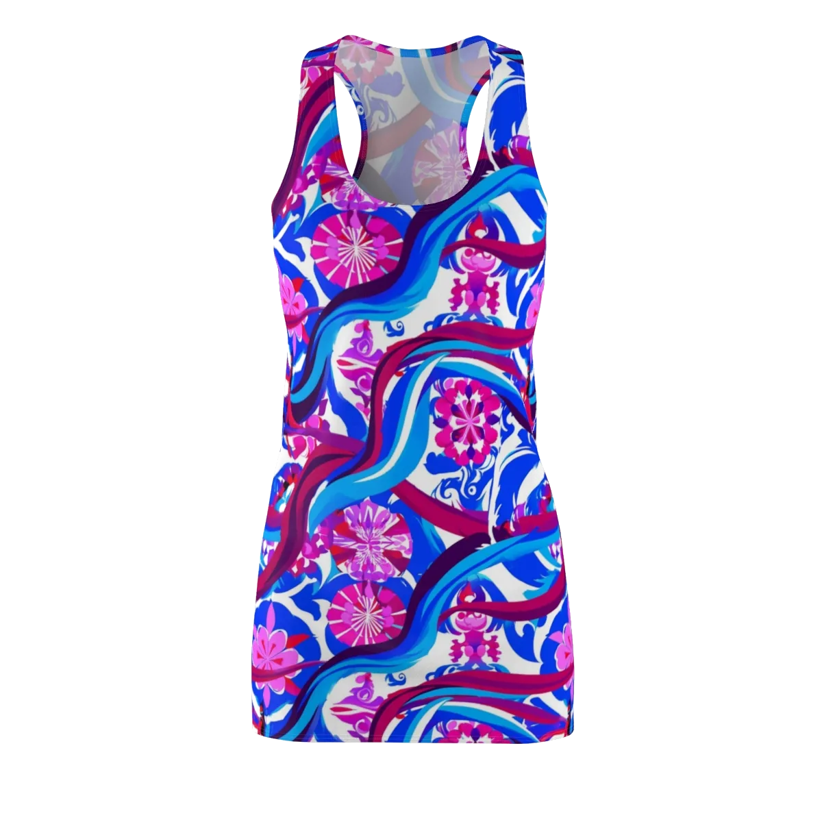 Sakura Voltage on Racerback Dress — Front