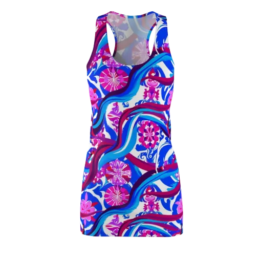 Sakura Voltage on a Racerback Dress