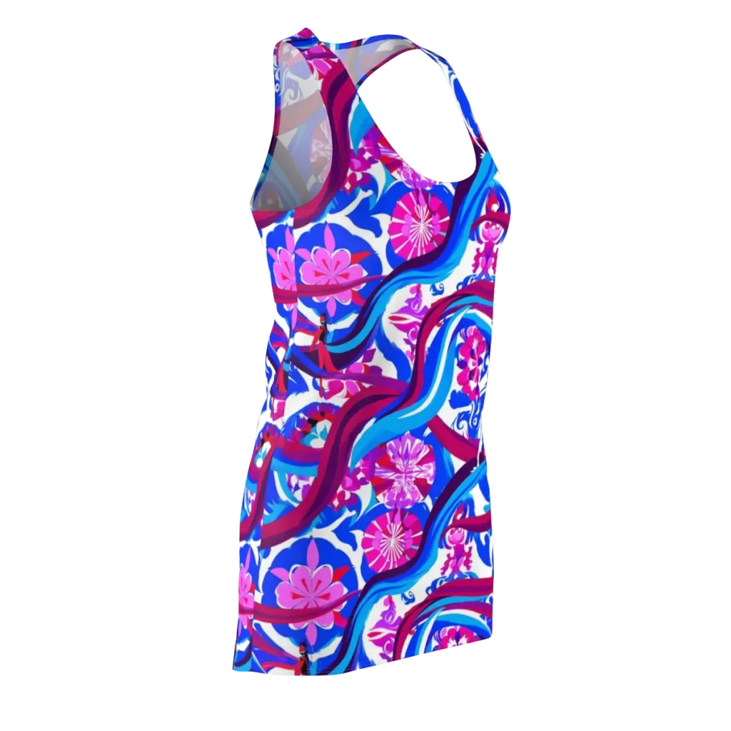 Sakura Voltage on Racerback Dress — Front Side