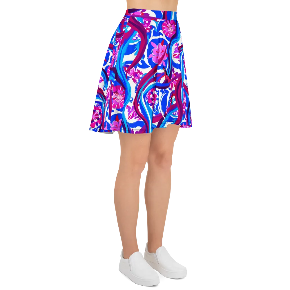 Sakura Voltage on Skater Skirt — Right