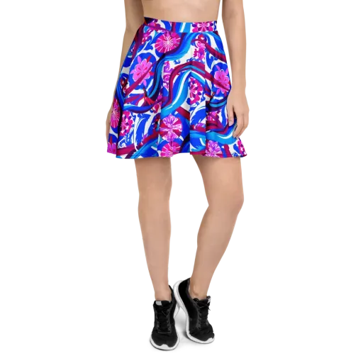 Sakura Voltage on a Skater Skirt