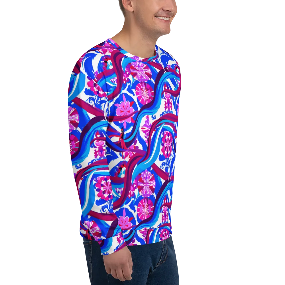 Sakura Voltage on Sweatshirt — Right Front