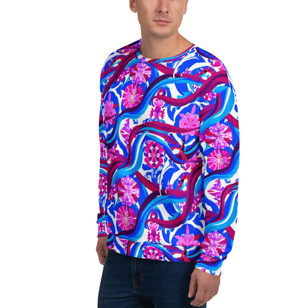 Sakura Voltage on Sweatshirt — Left Front