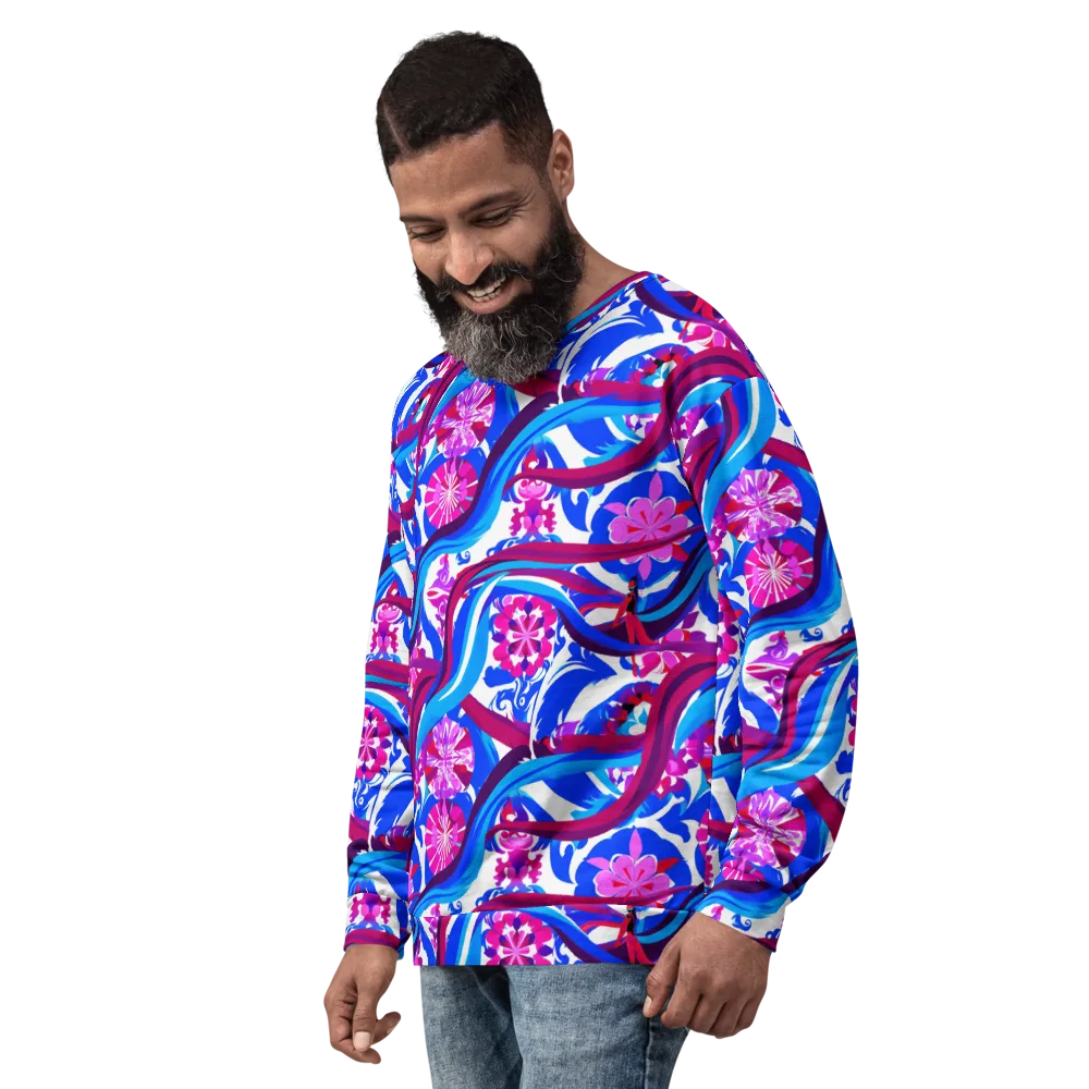 Sakura Voltage on Sweatshirt — Left Front