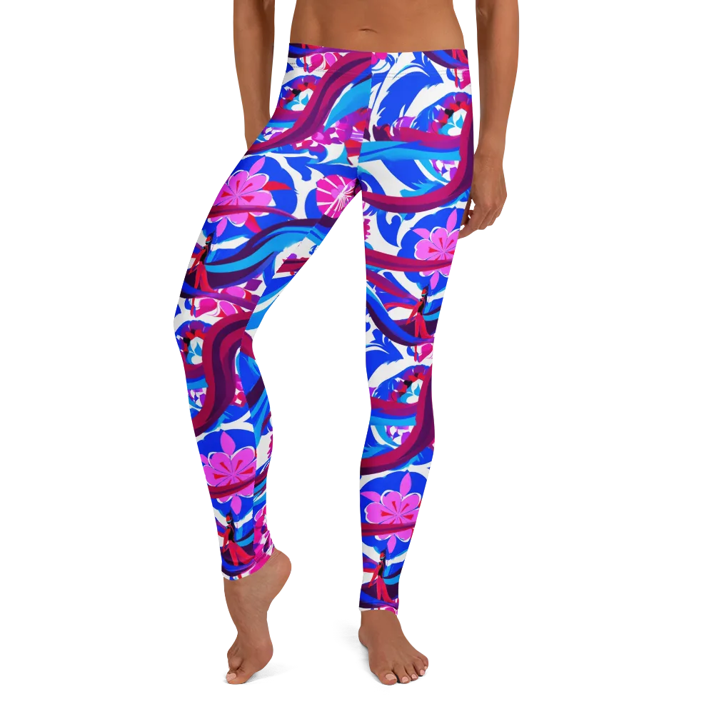 Sakura Voltage on Leggings — Front