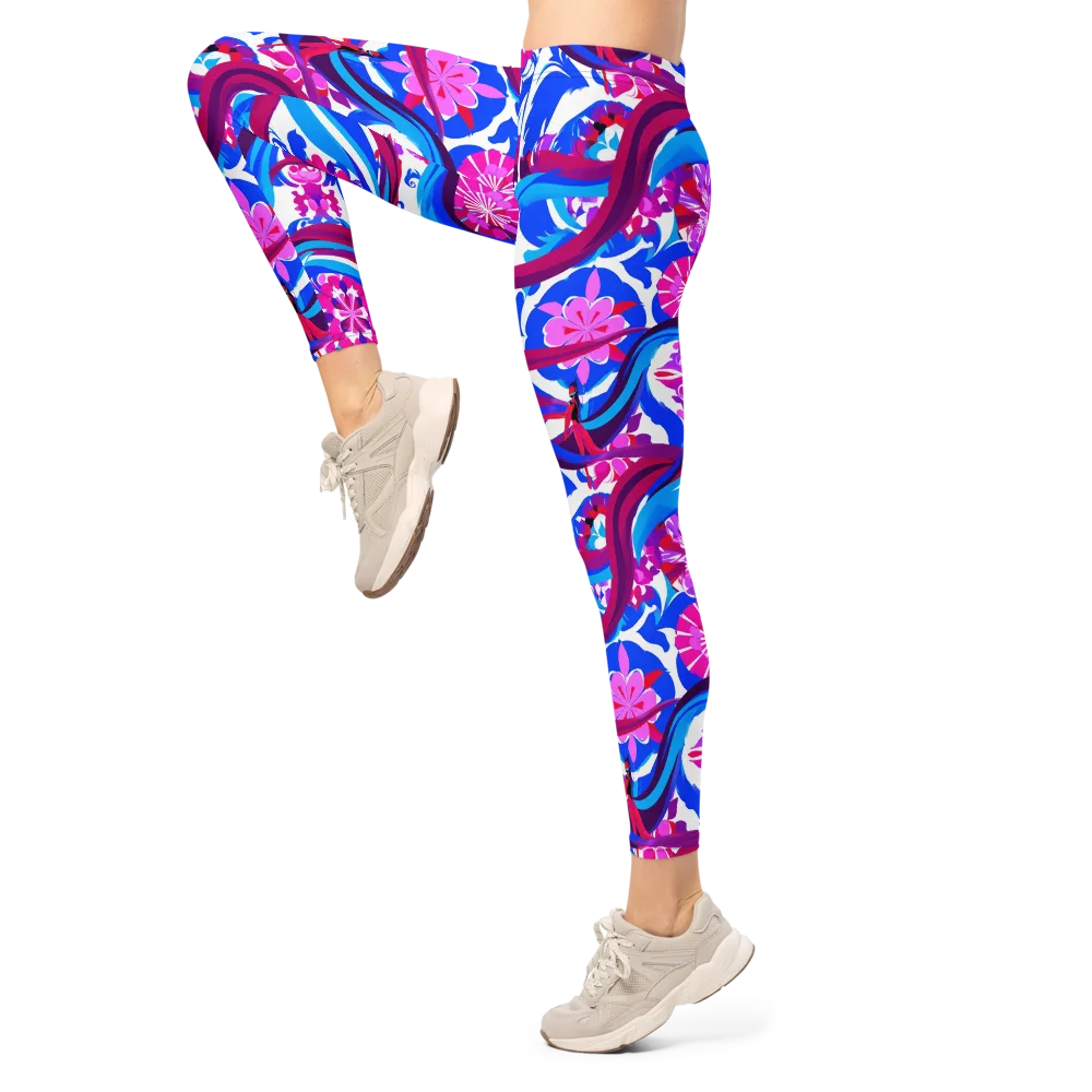 Sakura Voltage on Leggings — Left