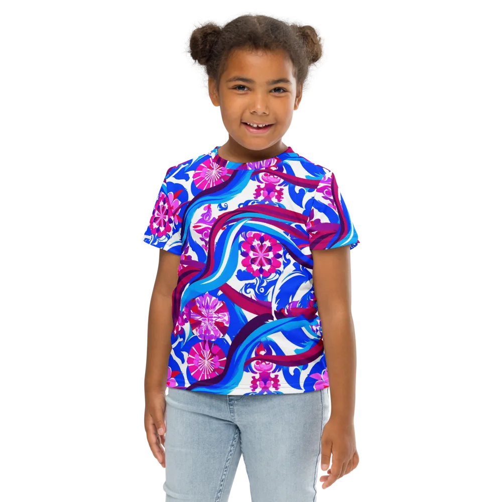 Sakura Voltage on Kids Crew Neck T-Shirt — Front