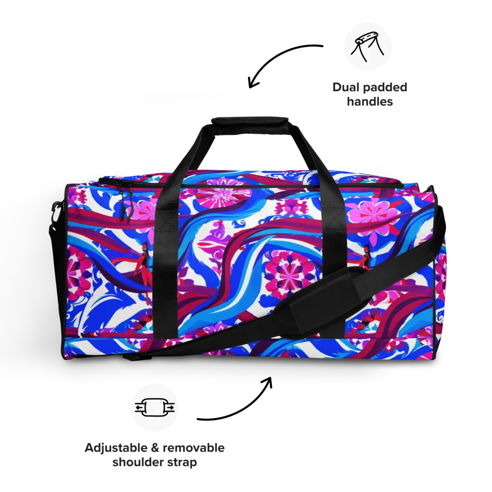Sakura Voltage on Duffle Bag — Front