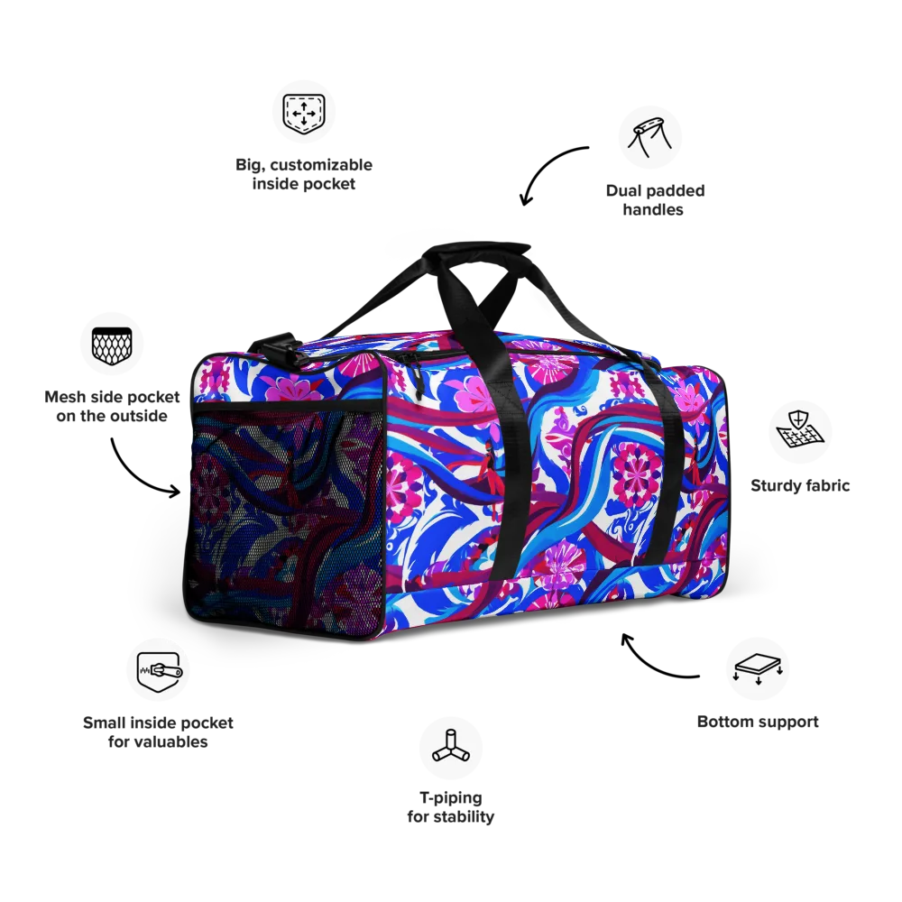 Sakura Voltage on Duffle Bag — Right Front