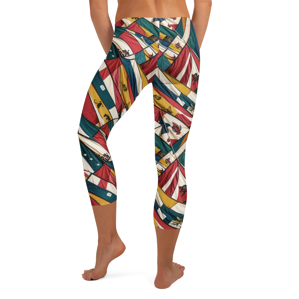 Carnival Standard on Capri Leggings — Back