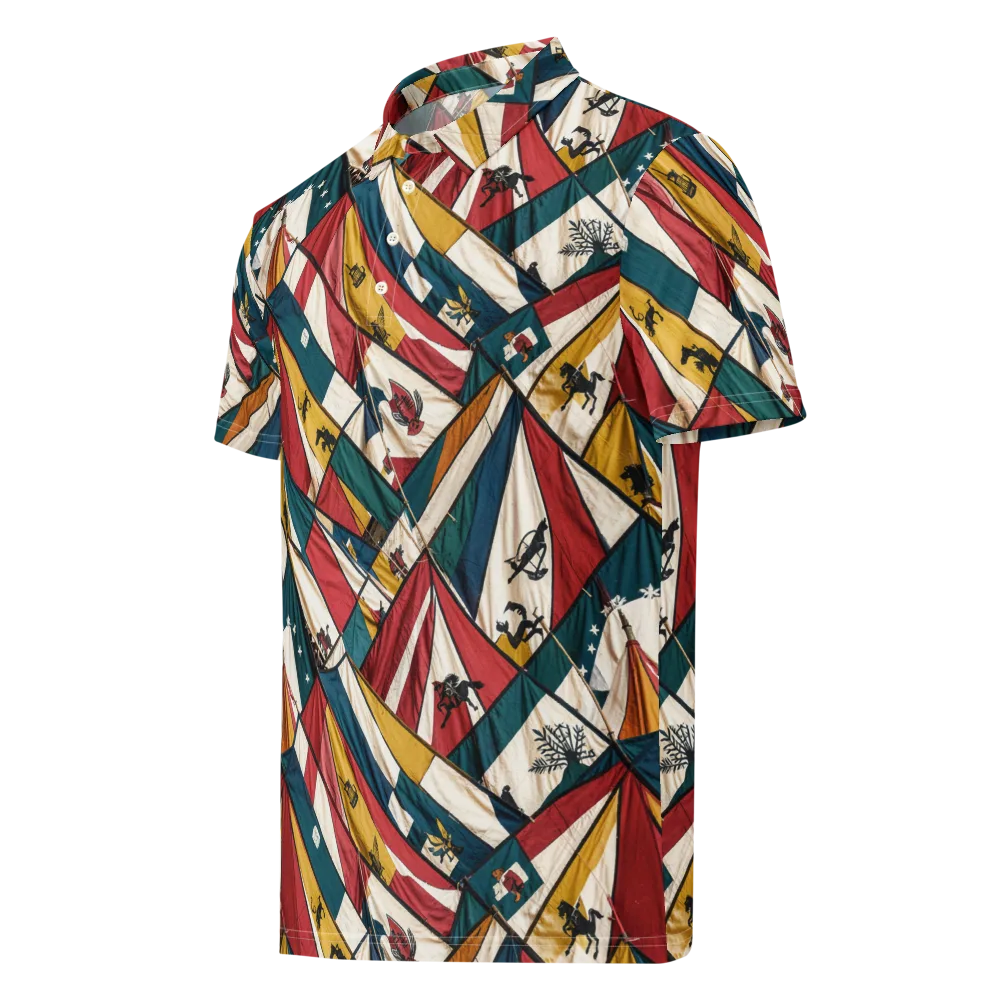 Carnival Standard on Men's Slim Fit Polo Shirt — Left Front