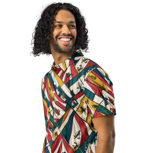 Carnival Standard on a Men's Slim Fit Polo Shirt