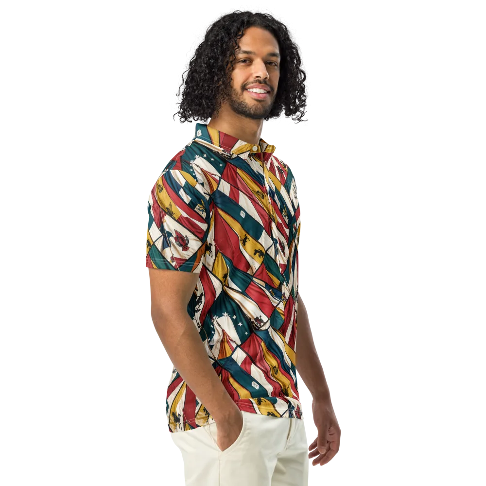 Carnival Standard on Men's Slim Fit Polo Shirt — Right Front