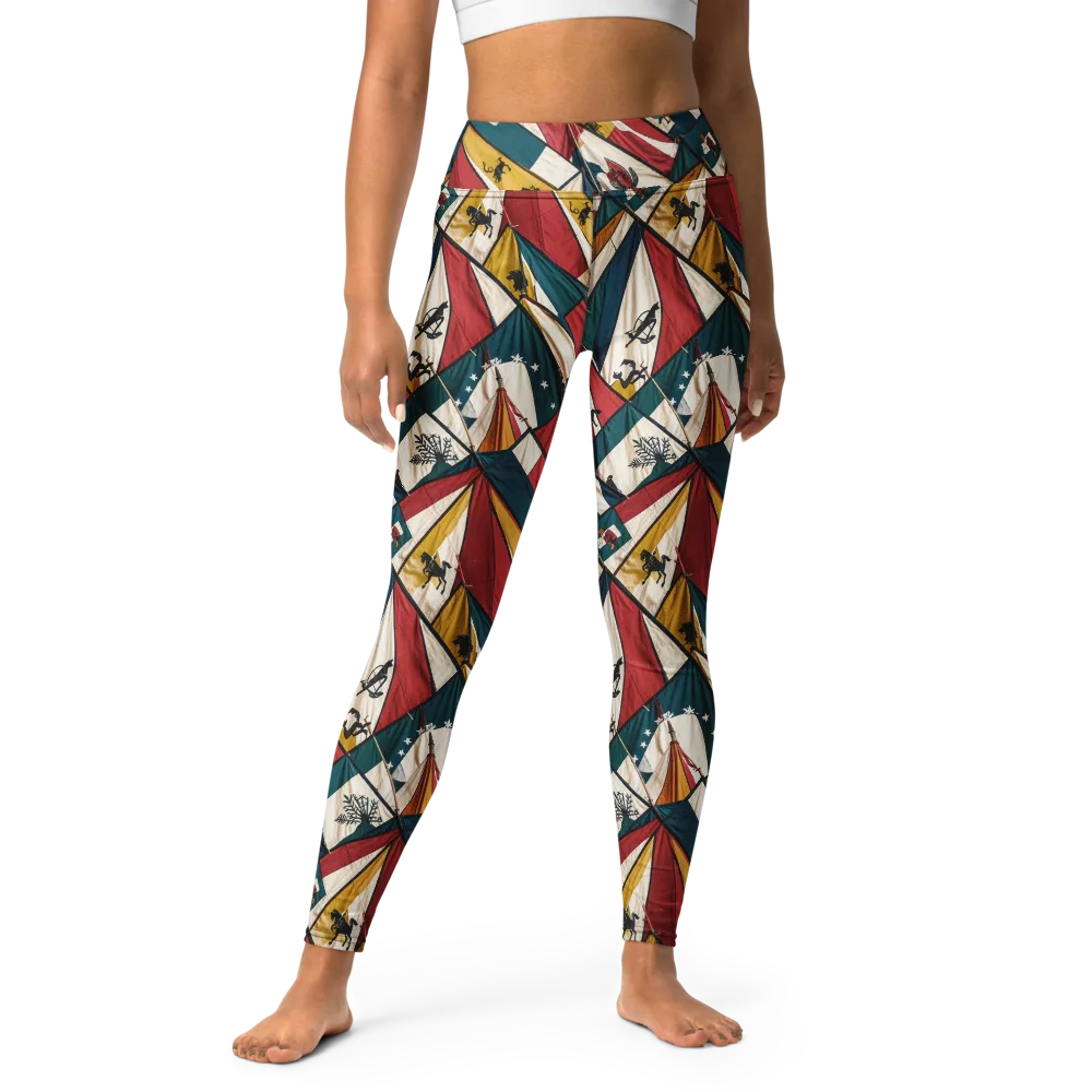 Carnival Standard on Yoga Leggings — Front