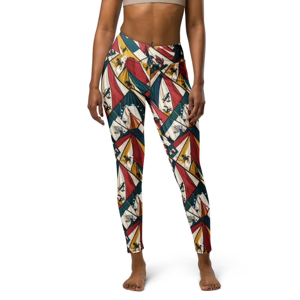 Carnival Standard on Yoga Leggings — Front
