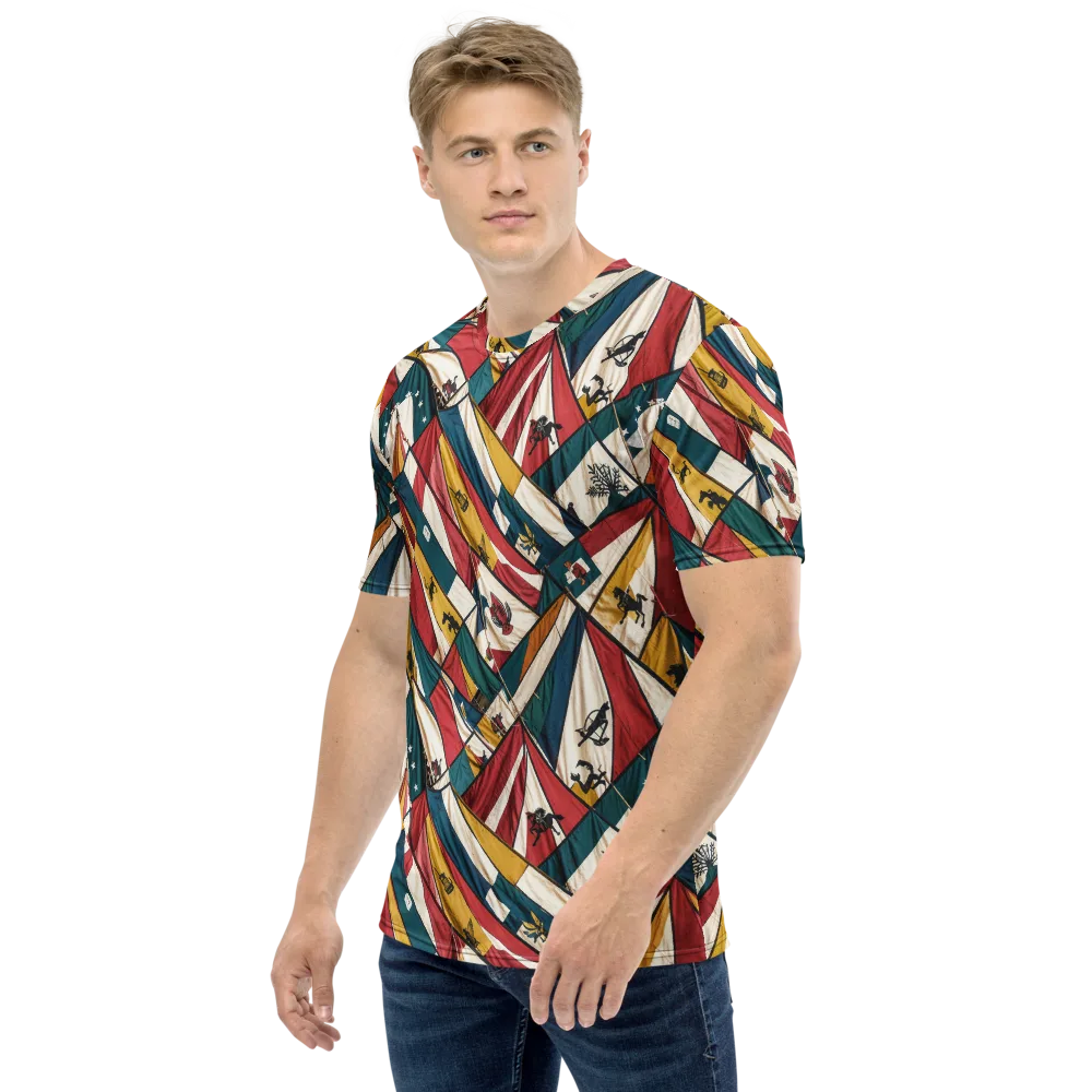 Carnival Standard on Men's Crew Neck T-Shirt — Left