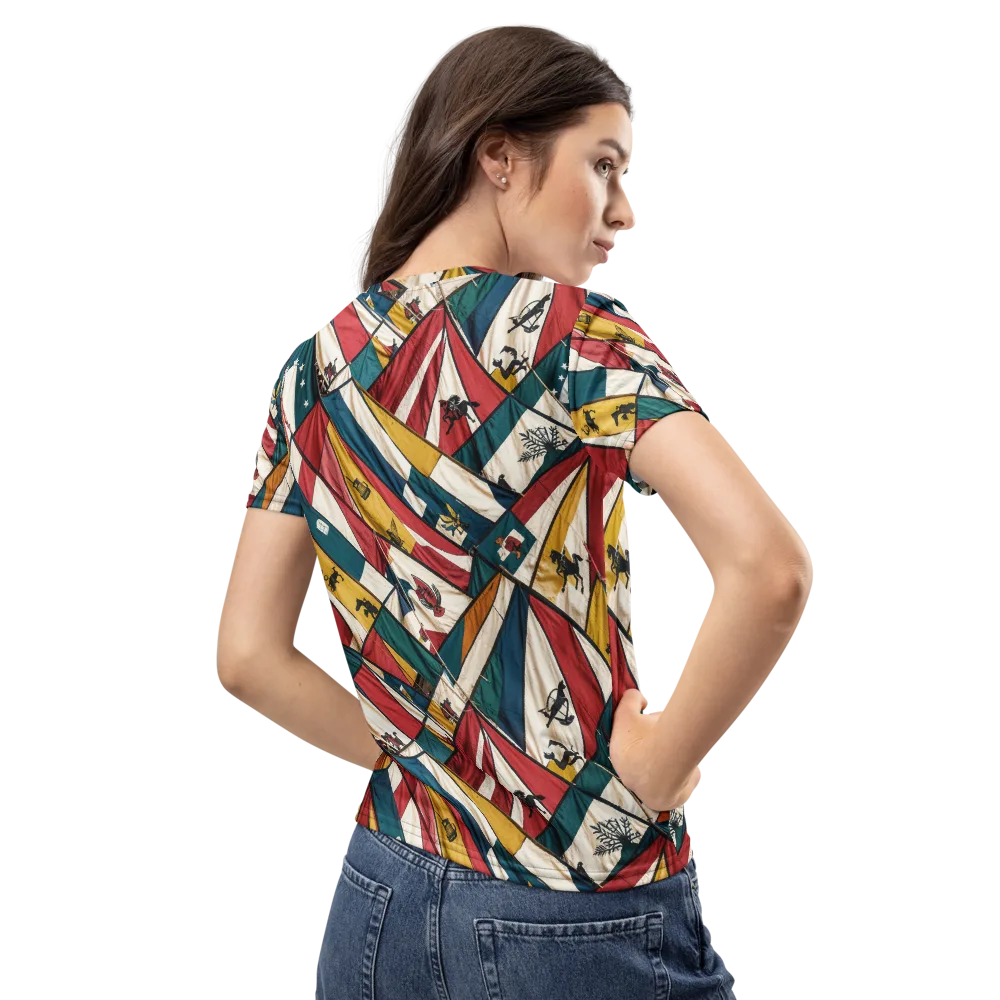 Carnival Standard on Women's Crew Neck T-Shirt — Back