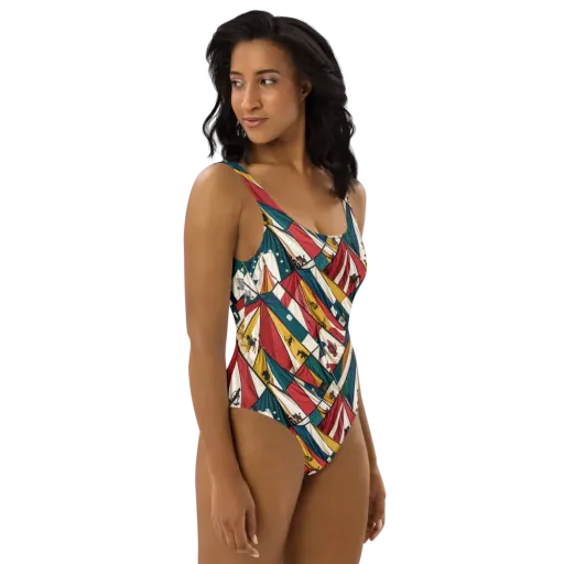Carnival Standard on a One-Piece Swimsuit