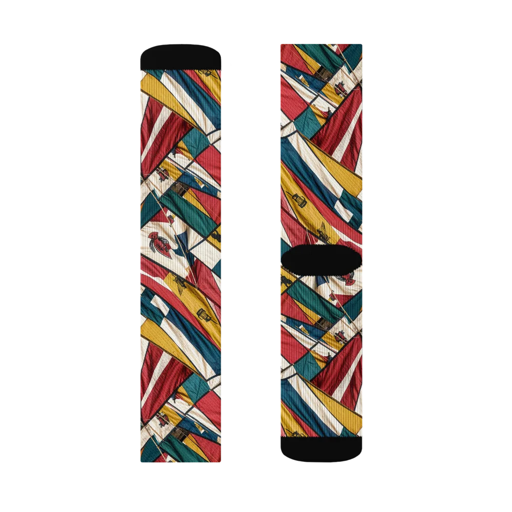 Carnival Standard on Socks — Left Sock