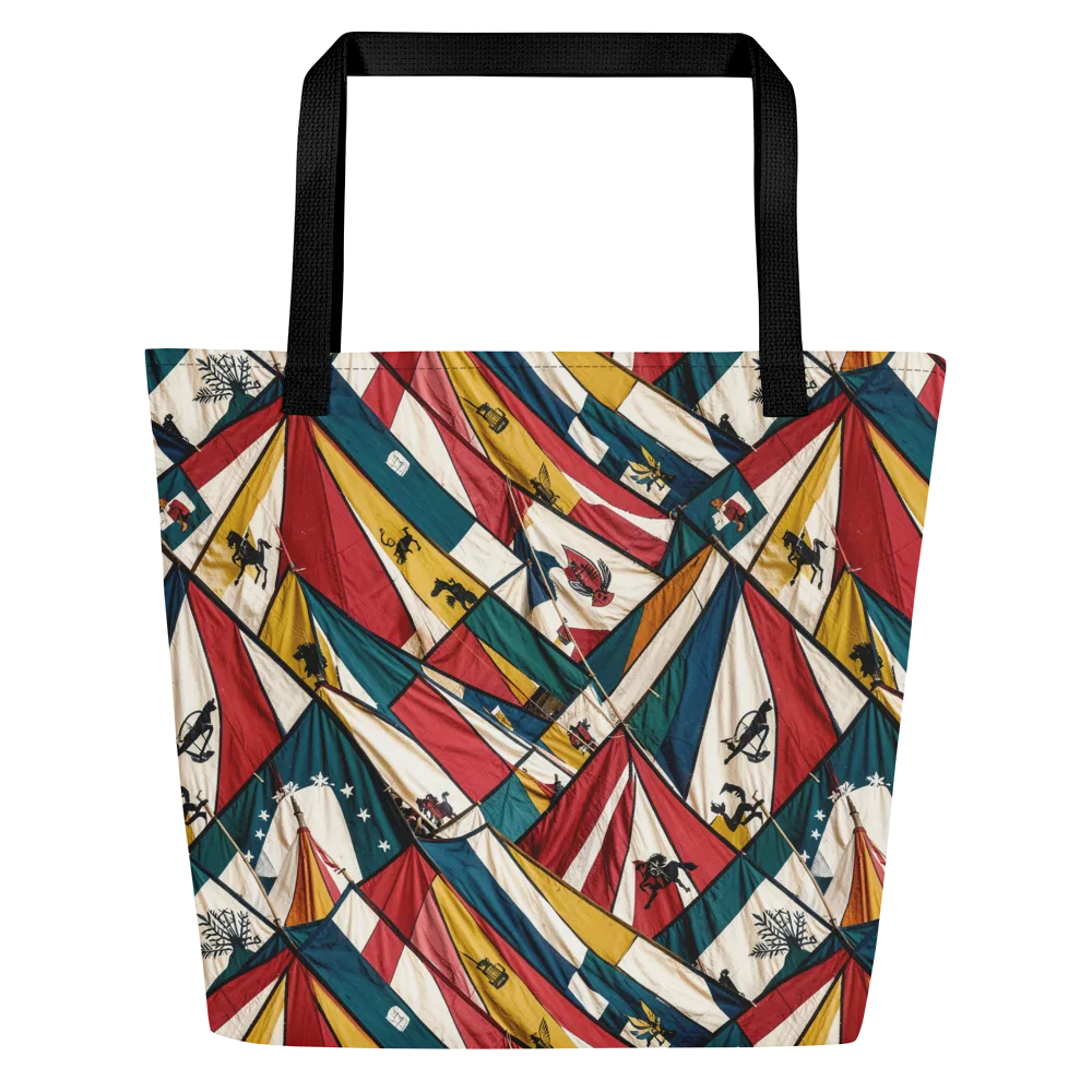 Carnival Standard on Large Tote Bag W/ Pocket — Front