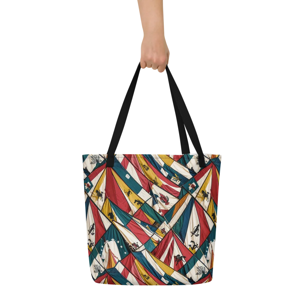 Carnival Standard on Large Tote Bag W/ Pocket — Front