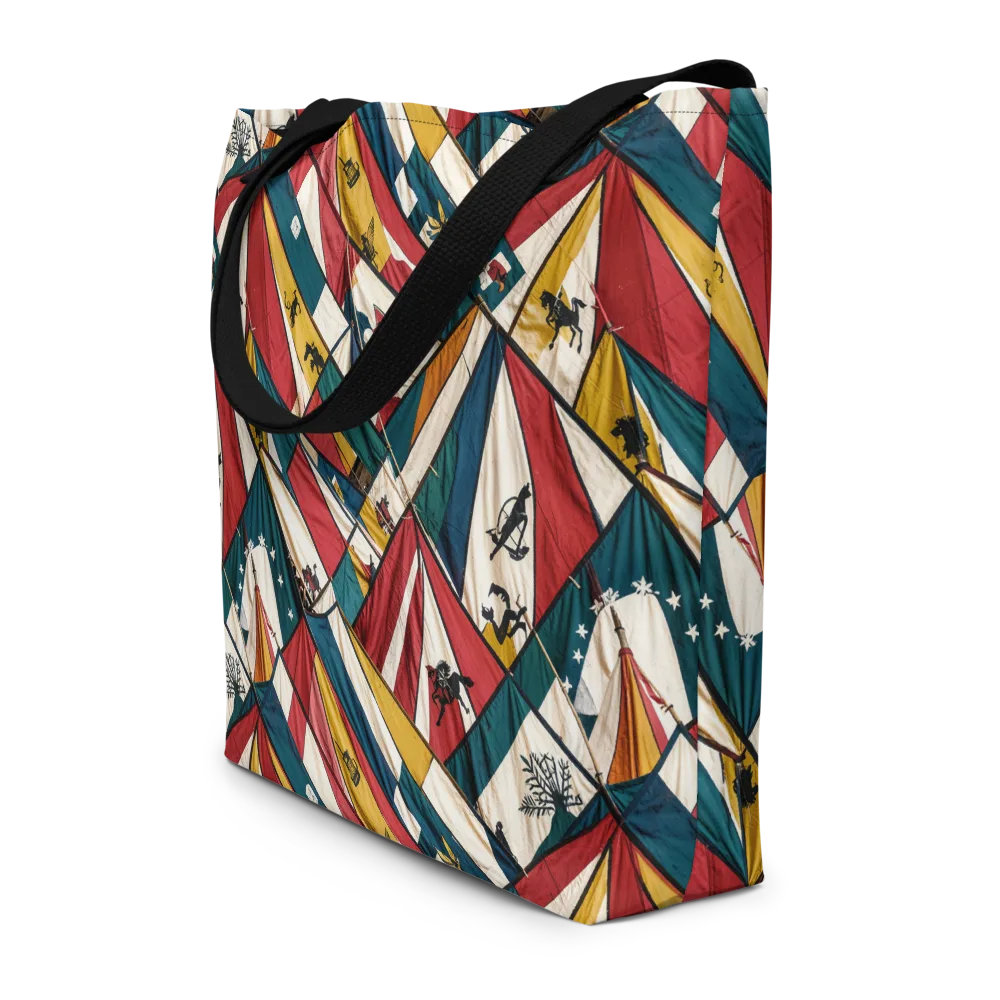 Carnival Standard on Large Tote Bag W/ Pocket — Front