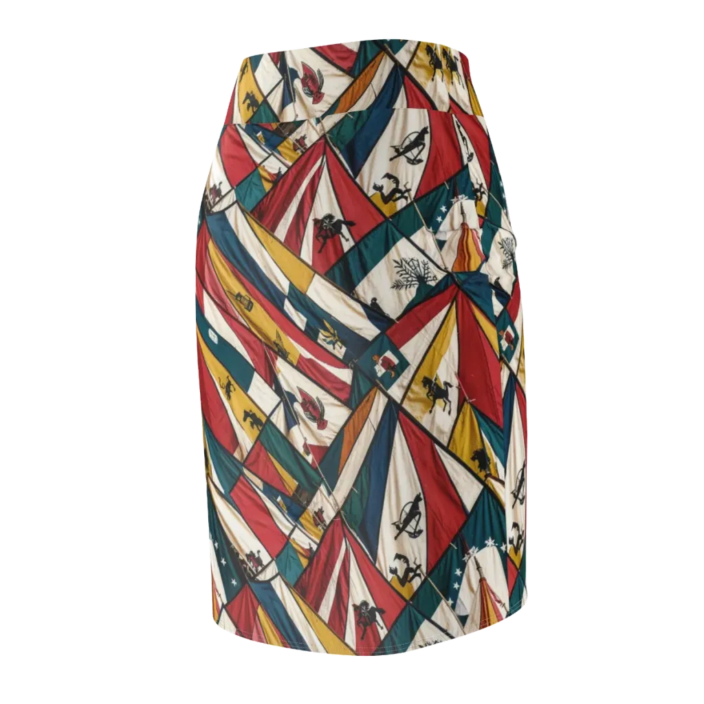 Carnival Standard on Pencil Skirt — Back Side