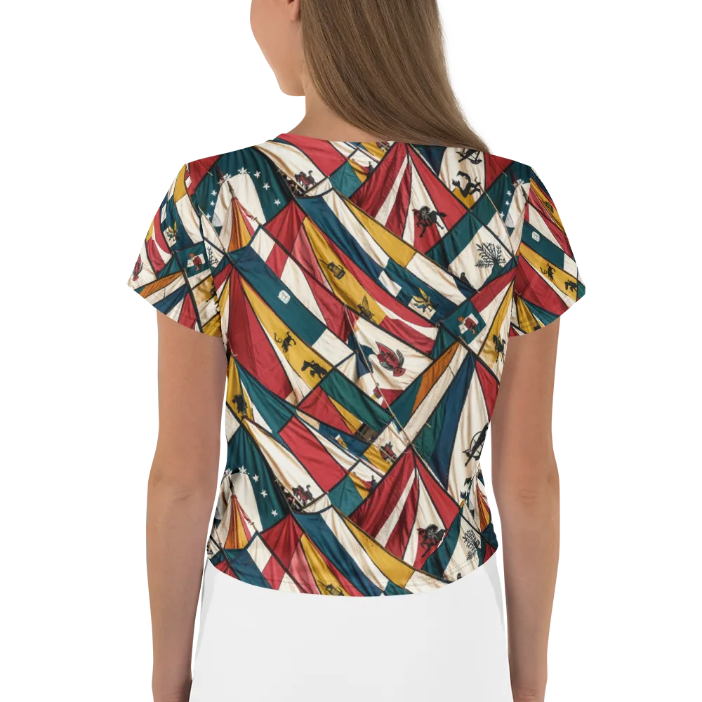 Carnival Standard on Crop Tee — Back