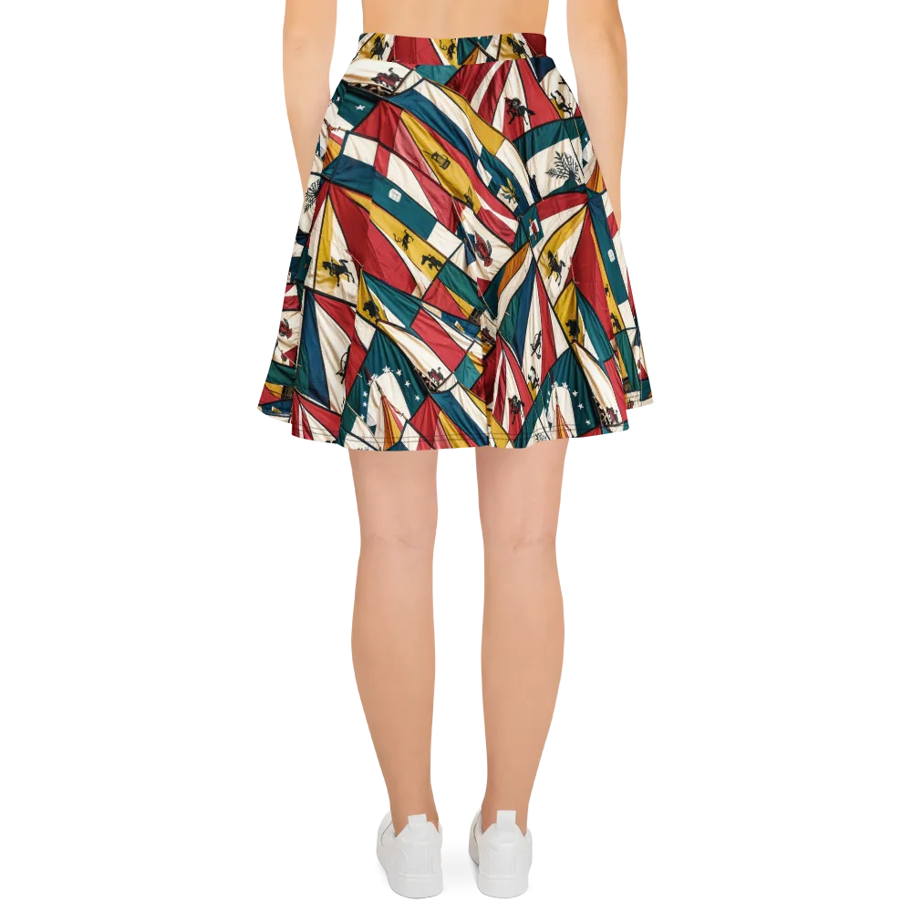 Carnival Standard on Skater Skirt — Back