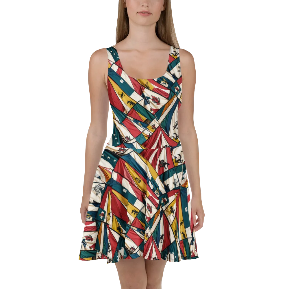 Carnival Standard on Skater Dress — Front
