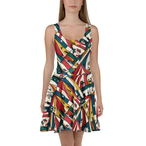 Carnival Standard on a Skater Dress