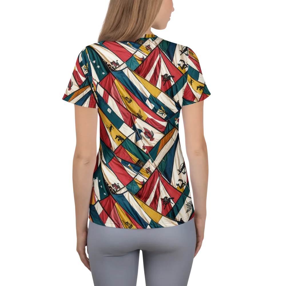 Carnival Standard on Women's Athletic T-Shirt — Back