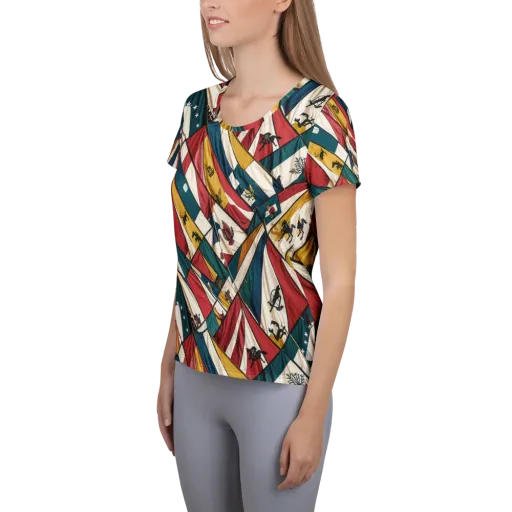 Carnival Standard on a Women's Athletic T-Shirt